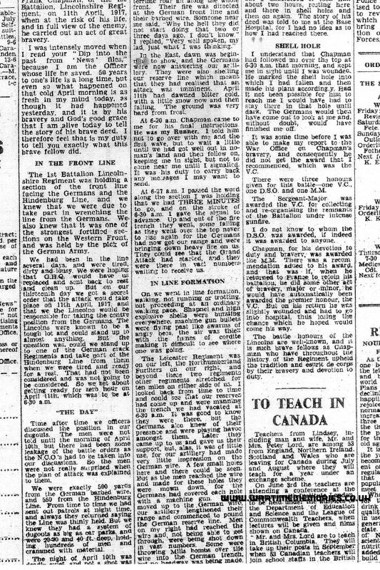 Clip From Gainsborough newspaper April 1967 